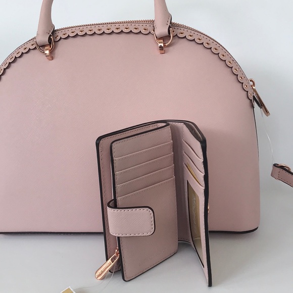 2pc Michael Kors dome satchel bag bifold wallet - Picture 4 of 8